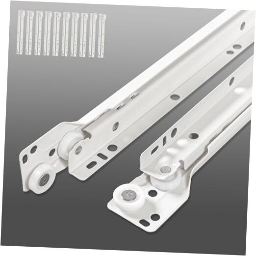 WelFurGeer 10-Pair 14-Inch Bottom Mount Drawer Slide Kit