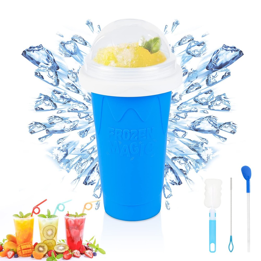 Tik Tok Viral Double Layer DIY Slushie Maker Cup for Quick Frozen Treats