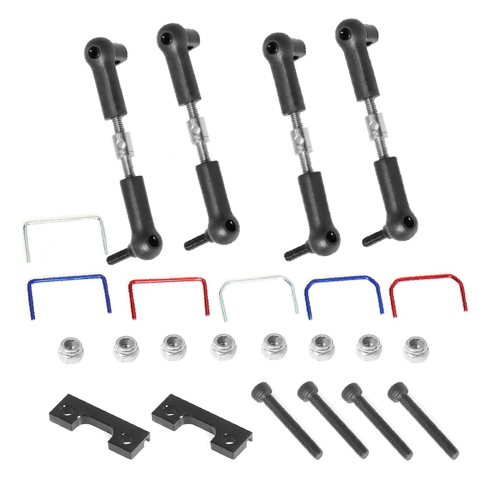Aluminum Alloy Rear Wide Sway Bar Kit for 1/16 E-Revo/Mini Slash Upgrades Part