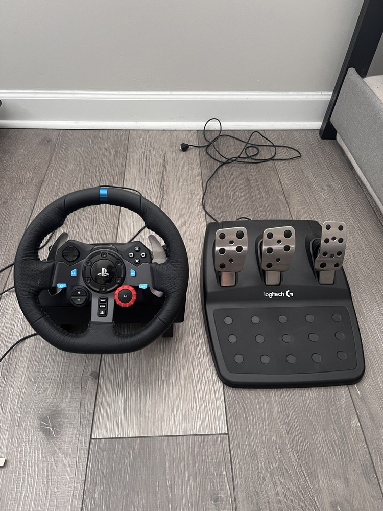 Logitech G29 Driving Wheel and Gear Shift Bundle for PS4, PS5, and PC
