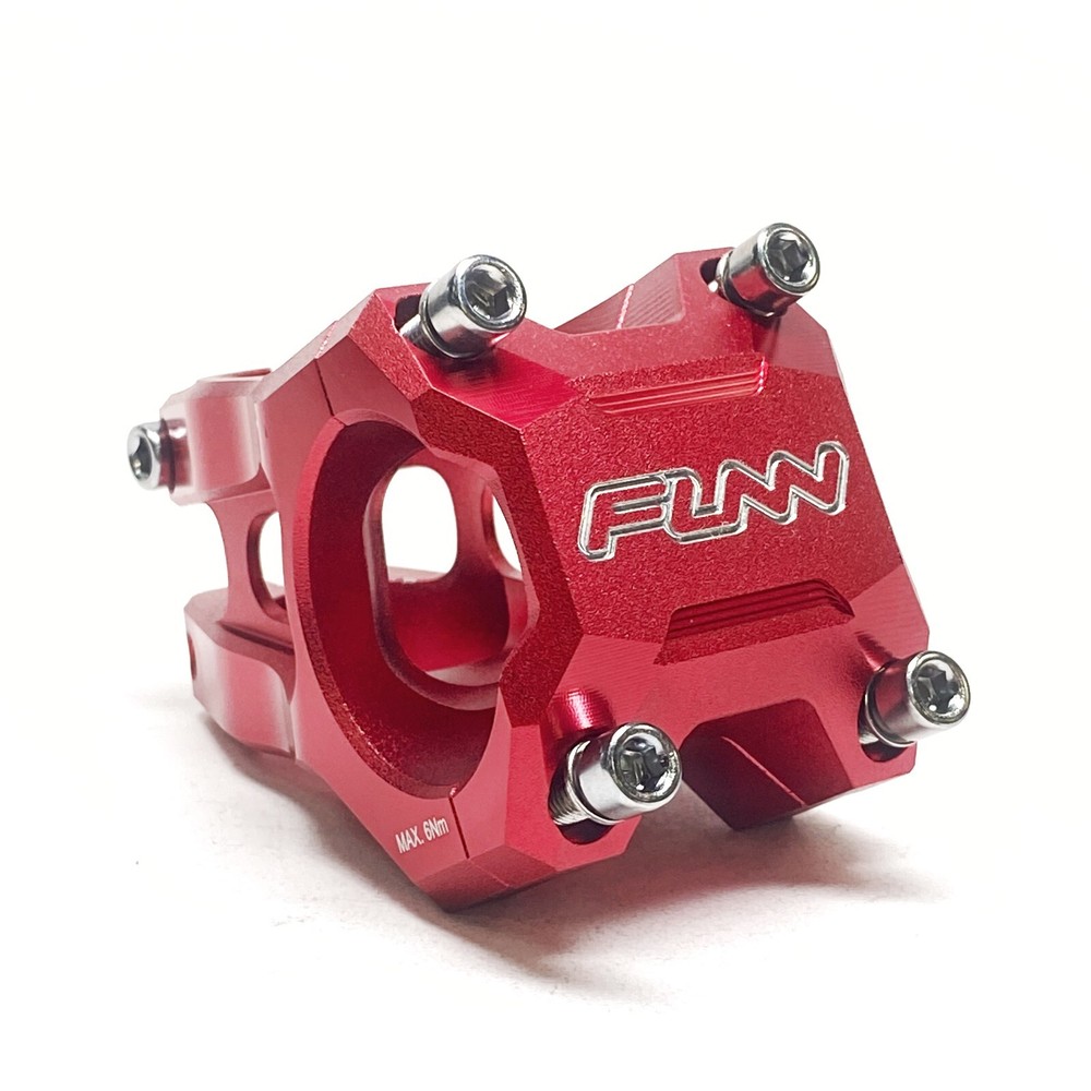Funn Strippa EVO MTB Stem, Bar Clamp 35mm (Length 45mm, Red)- Clearance Sale-image