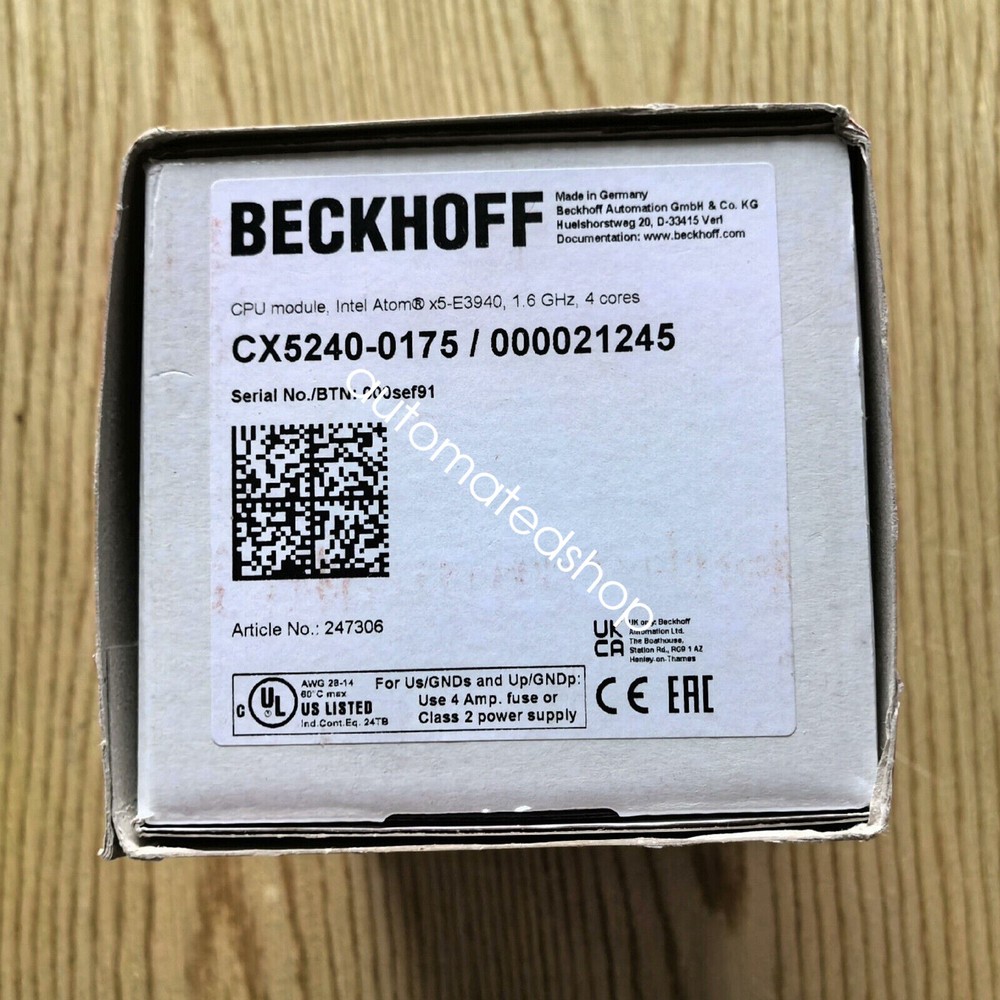 1PC New Beckhoff PLC Module CX5240-0175 Shipping DHL or FedEX