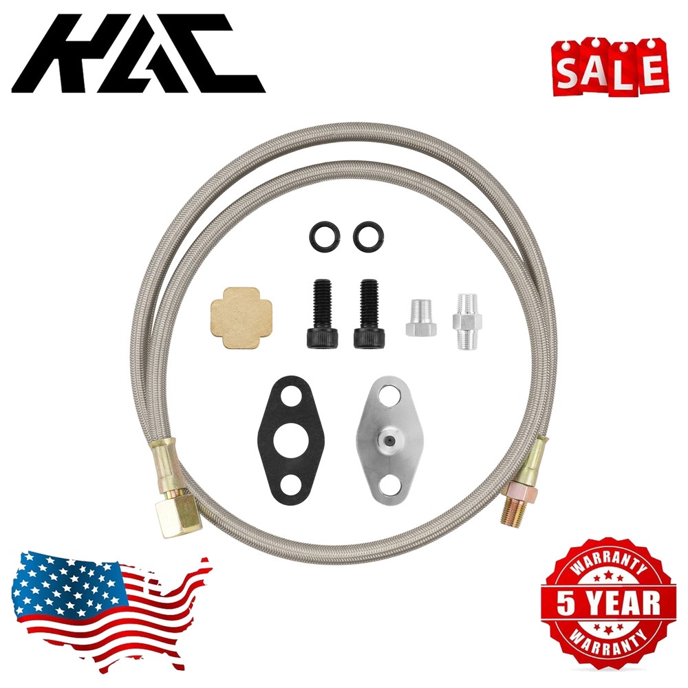 Fuel Injection Turbine Oil Supply Tubing Drain Line 90°41