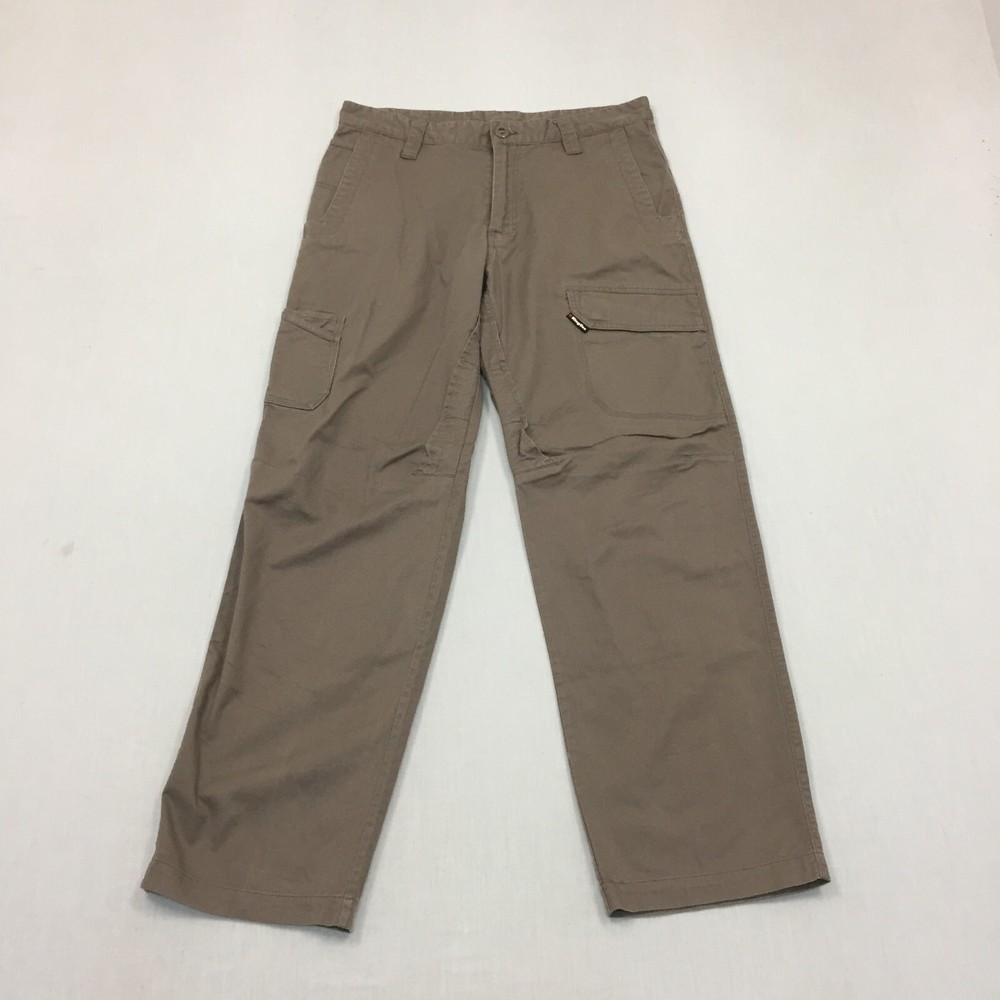 KingGee Workwear Trousers Mens W34 L32 Straight Fit Brown