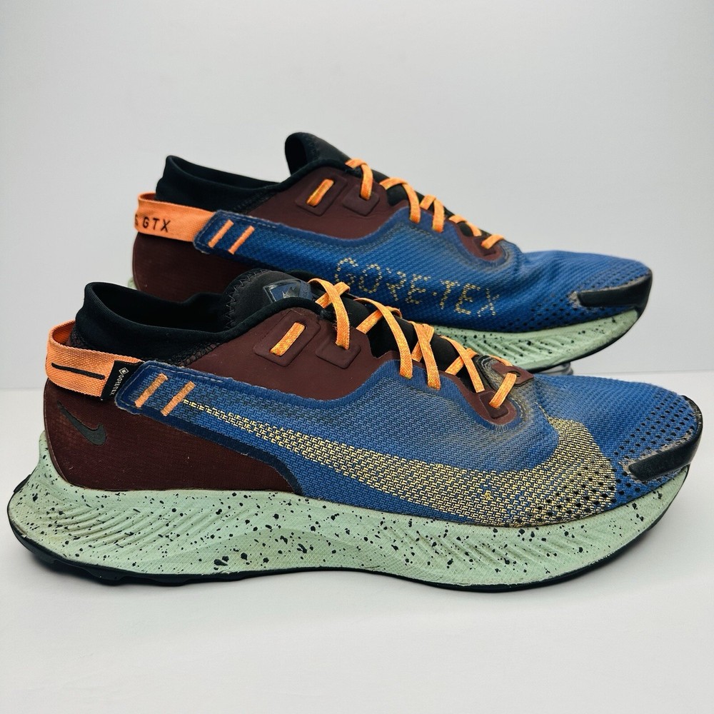 Nike Pegasus Trail 2 GTX Mens Size 12.5 Mystic Blue Athletic Shoes CU2016-600