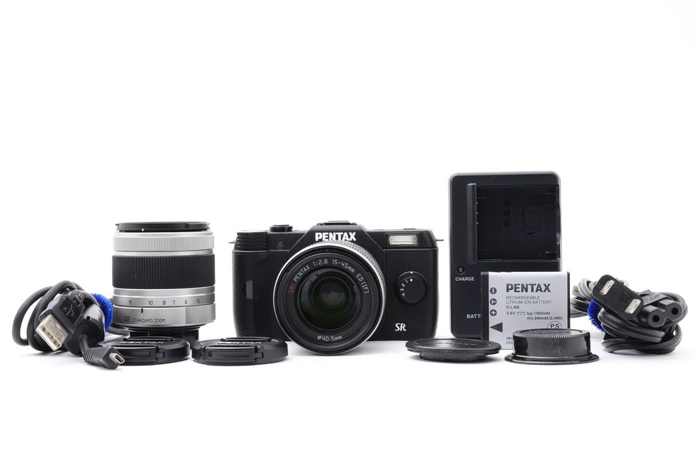 PENTAX Q10 12.4 MP Digital Camera 02 STANDARD & 06 TELEPHOTO Lens [Exc+++] #740