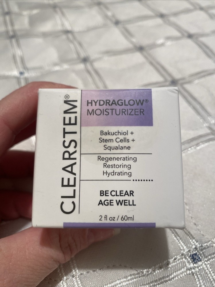 Clearstem Skincare HYDRAGLOW Stem Cell Moisturizer Acne Aging Bakuchiol Squalene
