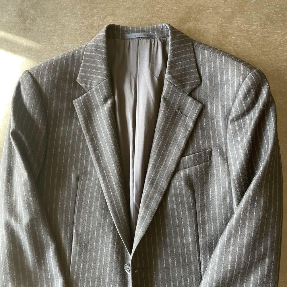 Armani Collezzoni Slim Fit Black Business Suit for Men