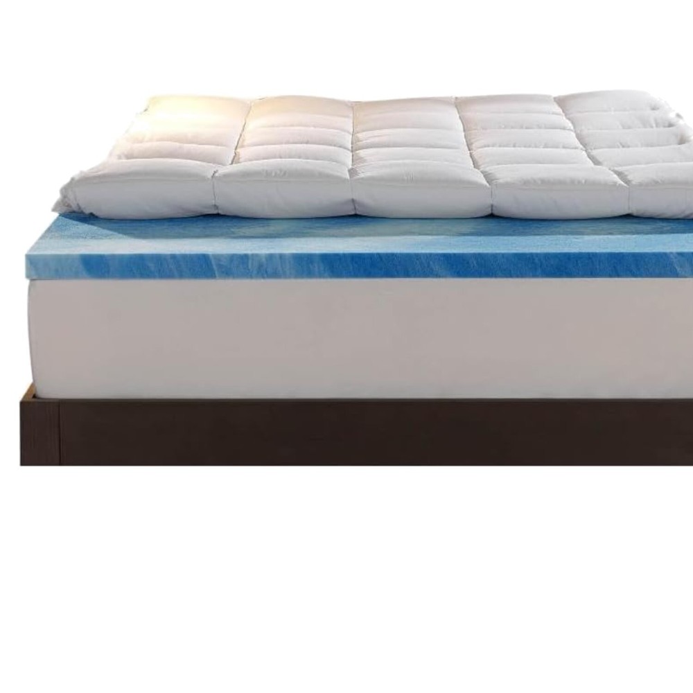 Ultimate Comfort Twin 4-Inch Memory Foam Mattress Topper with Plush Pillow Top