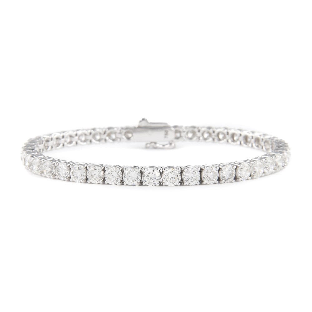 Alexander Beverly Hills 9.88ct Diamond Tennis Bracelet 18k White Gold