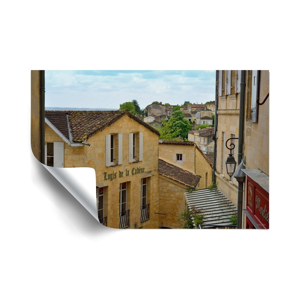 Kathy Yates Saint Emilion Village Removable Wall Art Mural