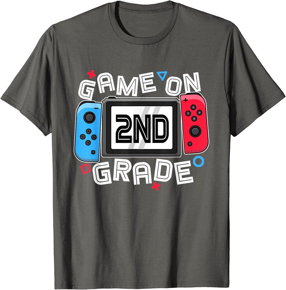 Back To School Game On 2nd Grade Funny Gift Unisex T-Shirt-image