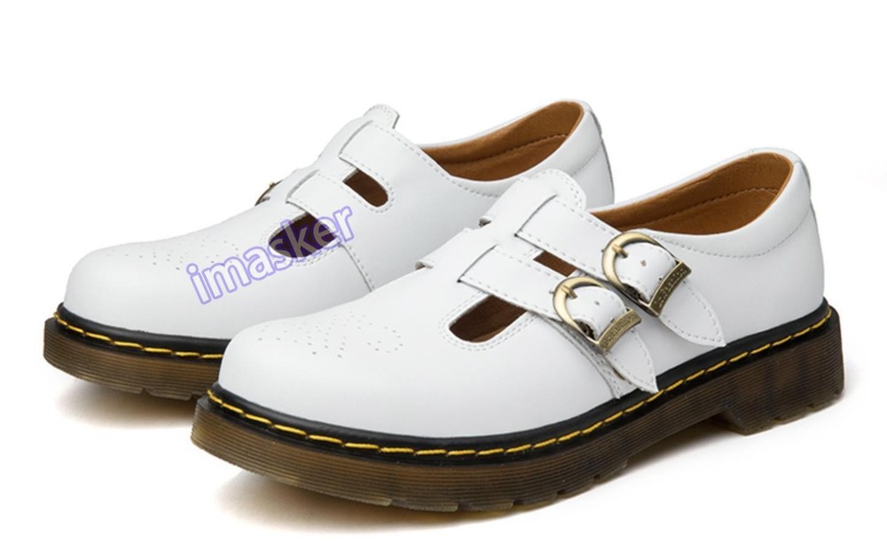 Women's Mary Janes Shoes Hollow Out Buckle Strap Round Toe Oxfords Vintage Retro