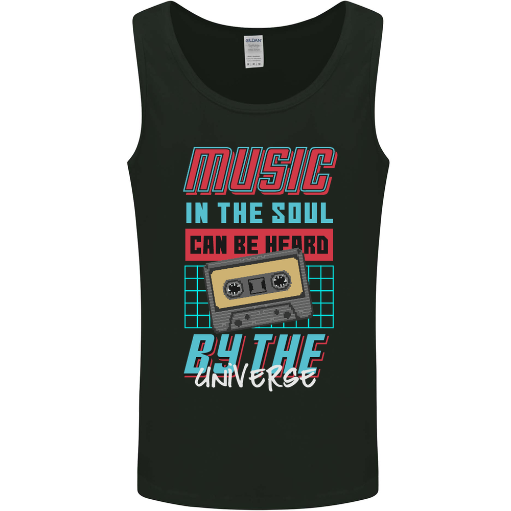 Music in the Soul Heard by the Universe Mens Vest Tank Top