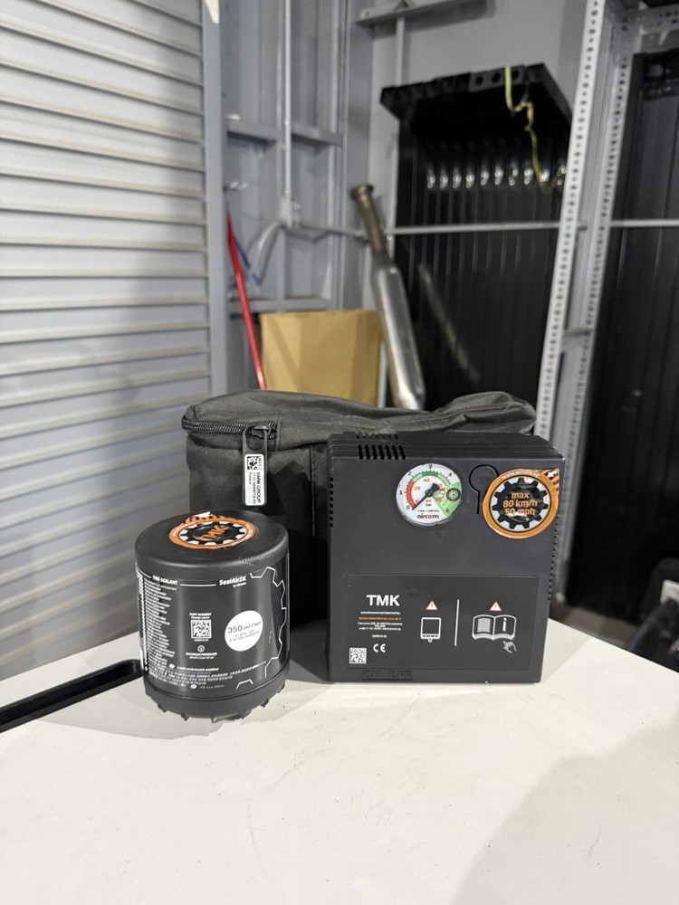 Genuine BMW OEM Tire Mobility Inflation Repair Kit Sealant With Compressor Pump