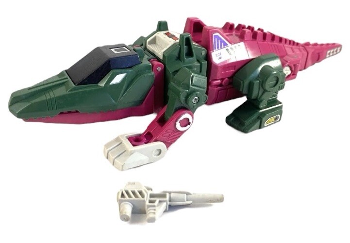 Vintage 1987 Transformers G1 Skullcruncher Headmasters Figure by Hasbro Takara Japan