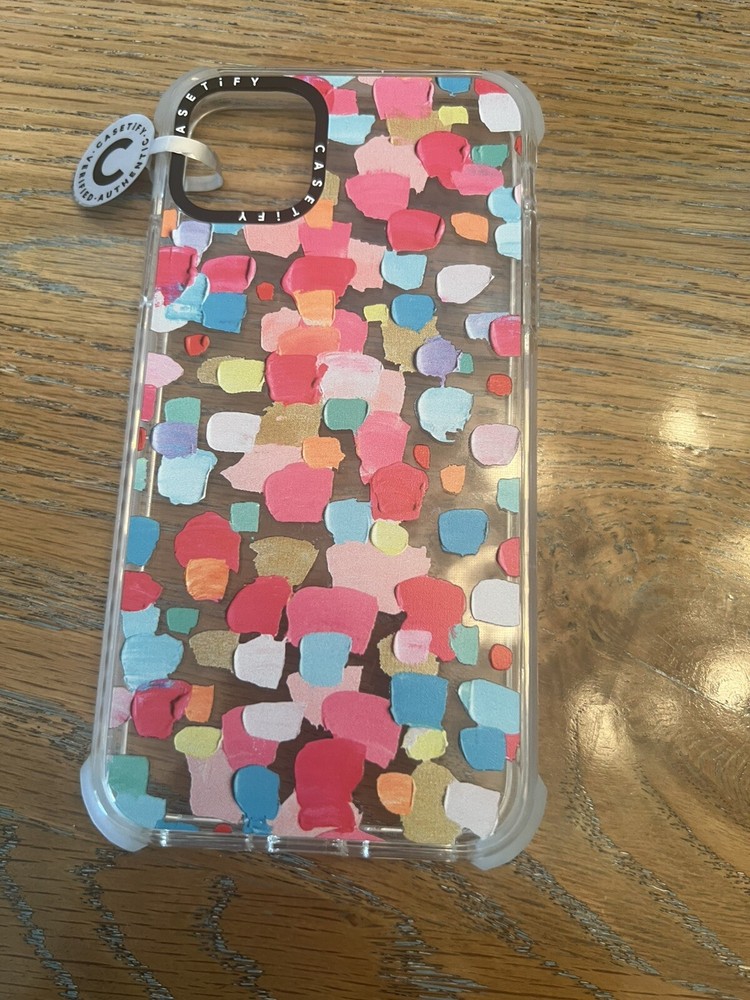 Casetify Clear Black Paint Stroke Case for iPhone 11 Pro Max