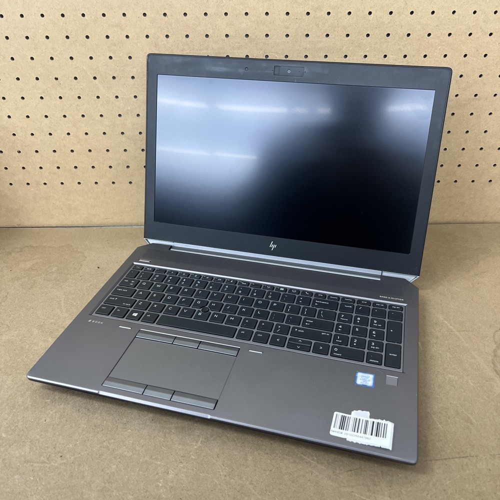 HP ZBook 15 G5 i7-8850H 16GB RAM NO SSD *READ DESC GRADE C LOW BATTERY*