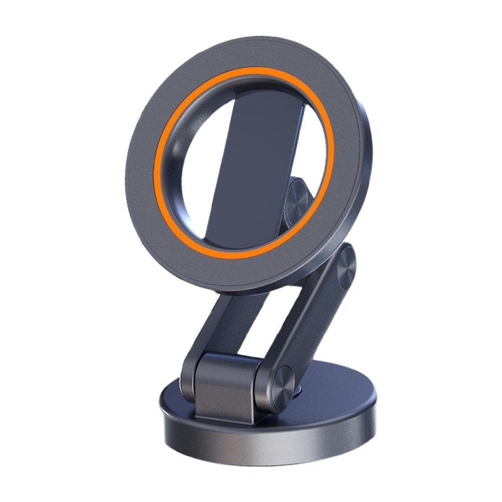 360° Rotating Car Magnetic Phone Mount with Foldable Storage for D9C D9H7