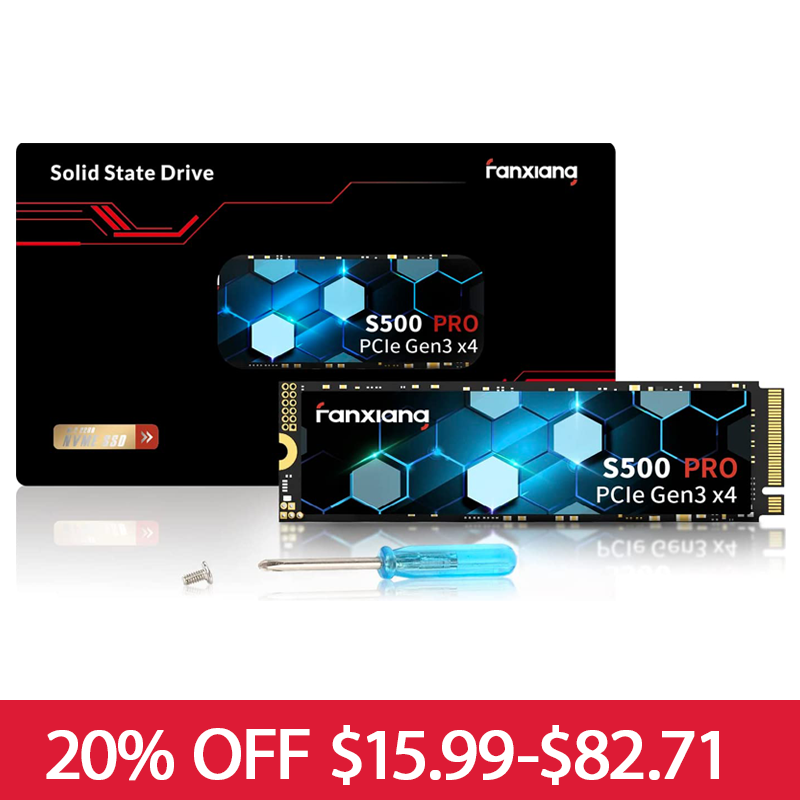 Fanxiang SSD 256GB 512GB 1T 2TB M.2 NVMe 3.0 PCIe Internal Solid State Drive Lot