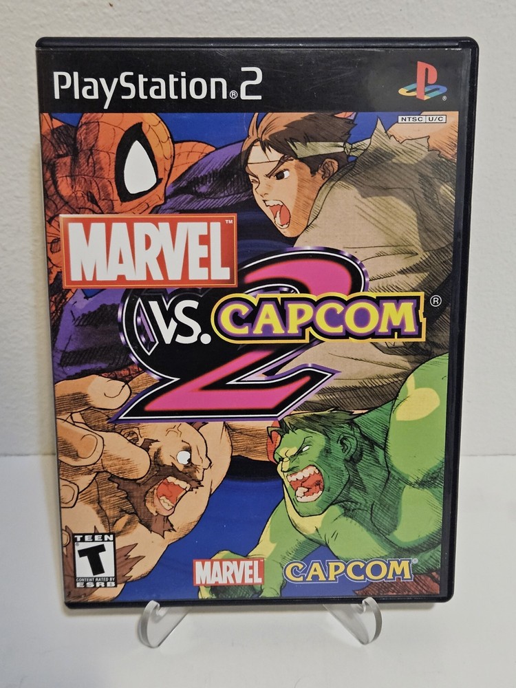 Marvel VS Capcom 2 PS2 Game 2002 Complete CIB  