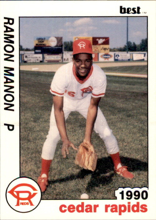 1990 Cedar Rapids Reds Best #17 Ramon Manon Dominican Republic DR Baseball Card