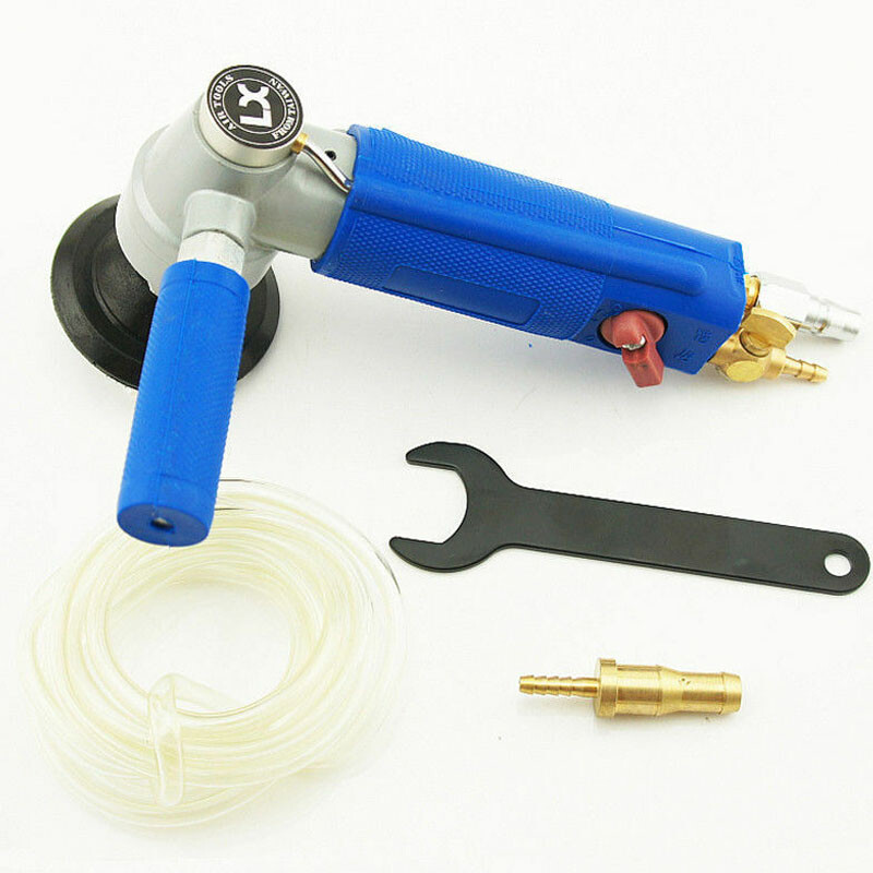 4 inch Water Jet Pneumatic Grinder Marble Jade Stone Floor Air Polisher Sander