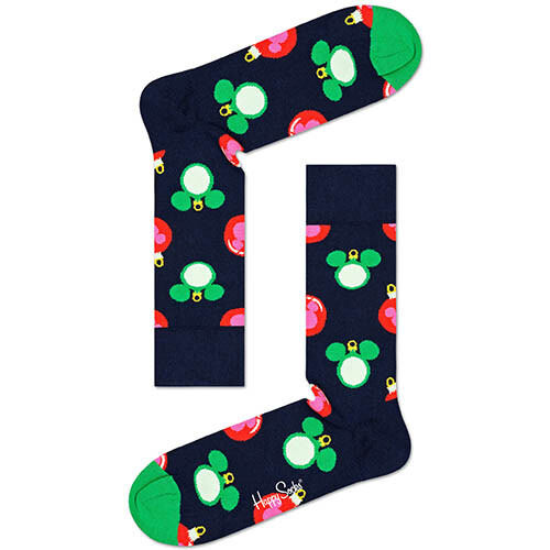 NEW HAPPY SOCKS X Disney Holiday Baublelicious Sock -SALE Christmas Gift Stuffer-image