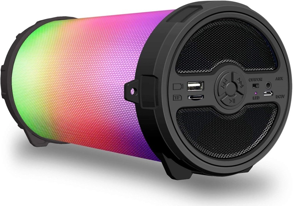 SP198BT Portable Bluetooth Boom Box Speaker with Powerful Wireless Connectivity