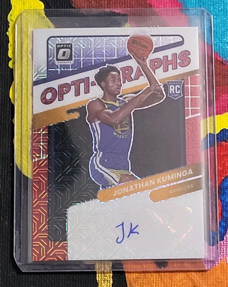 2021-22 Panini Donruss Optic Jonathan Kuminga Opti-Graphs Choice Card