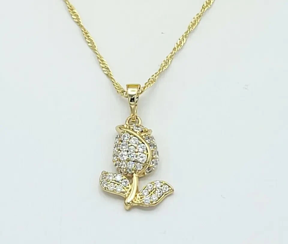 Charm Rose Pendant 18