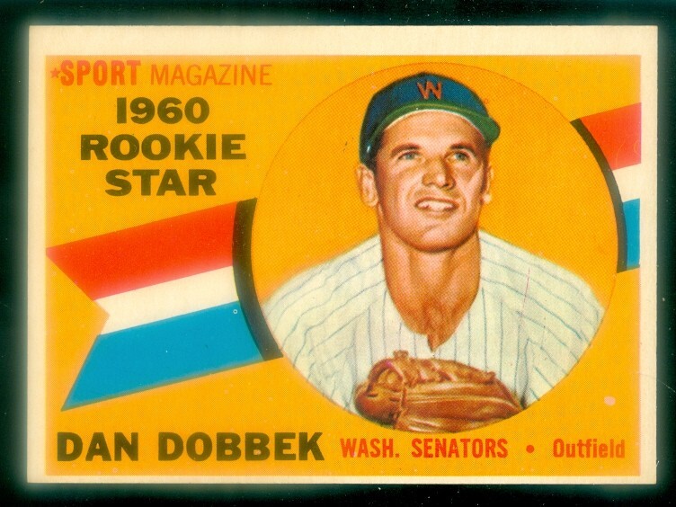 1960 Topps #123 Dan Dobek Baseball Card EXMT Condition