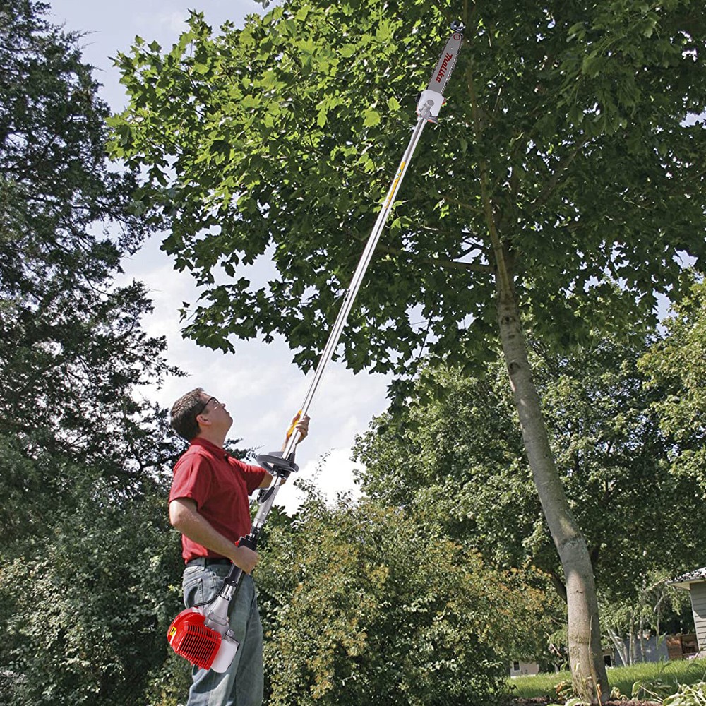 NEW 12-Inch Gas-Powered Pole Saw Chainsaw for Tree Trimming and Pruning