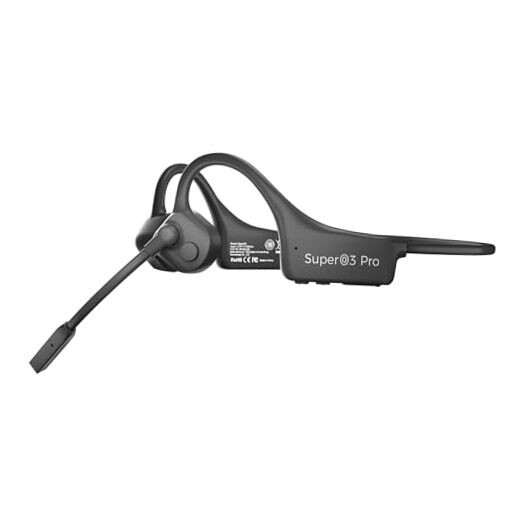 Bluetooth Bone Conduction Headphones with Mic Open Ear Wireless Sport Headset
