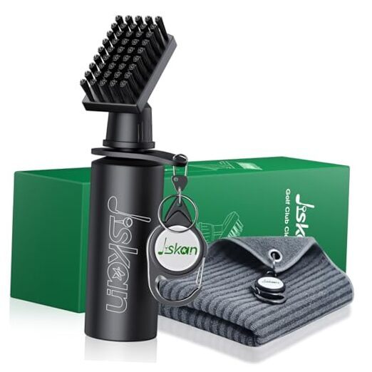 Pro Golf Club Cleaner with Water Brush and Towel for Golfers