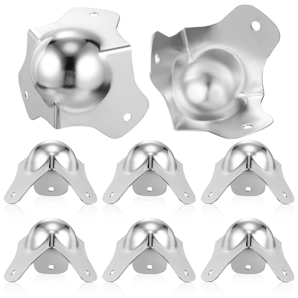 8 Pcs Ball Corner Protectors Metal Spherical Shockproof 8pcs Heavy Duty Baby