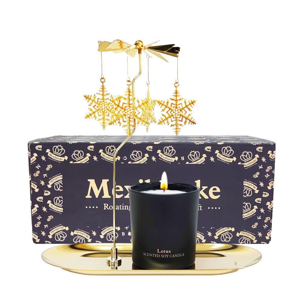 Birthday Gift for Women, Unique Snowflake Candle Gift for Mothers, Sisters, a...