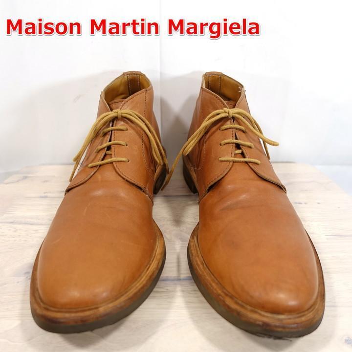 Martin Margiela Tanned Leather Chukka Boots 22 Men Boots Original LTD Collection