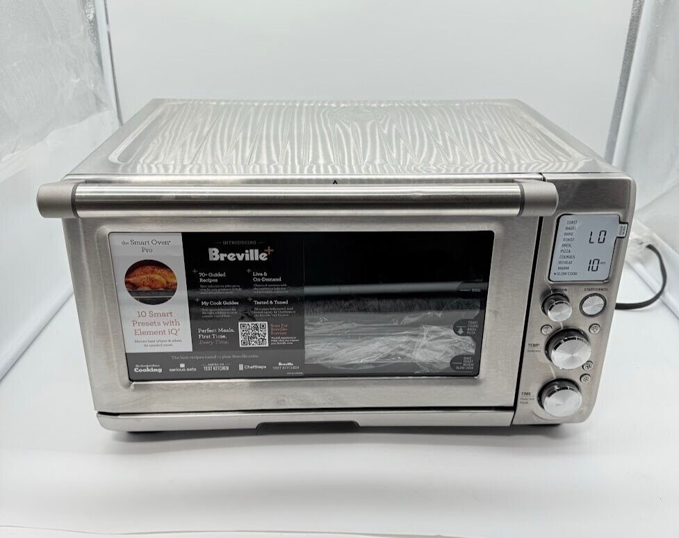 Breville the Smart Oven Pro Convection Toaster Oven Brushed Stainless Steel=READ