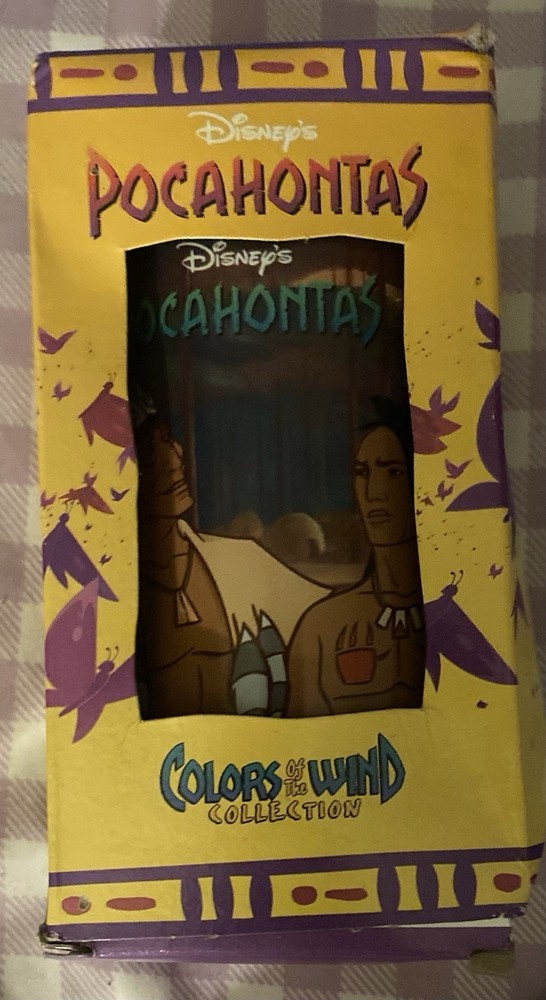 Disney Pocahontas 1994 Burger King Collector Series Kocoum Plastic Cup