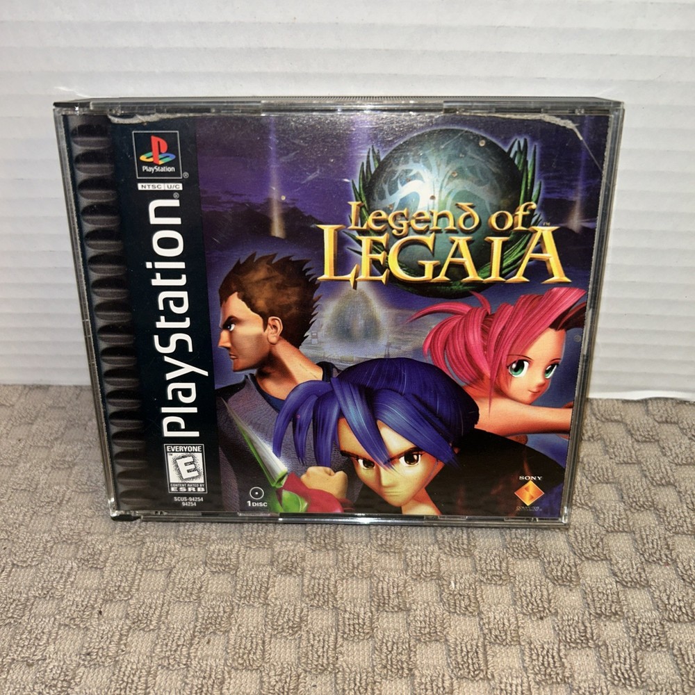 Legend of Legaia (PS1) black label complete with manual