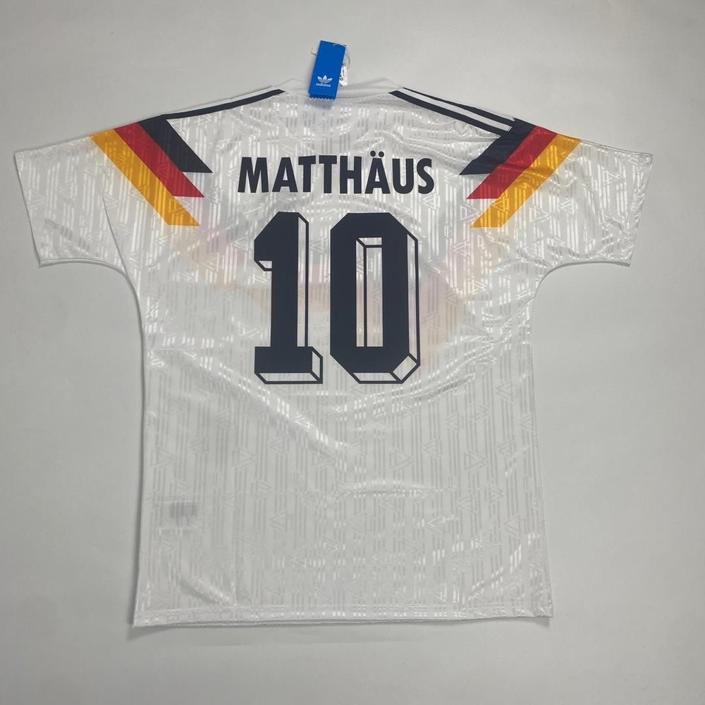 Germany 1990 Home Jersey Short Sleeve – Matthäus #10