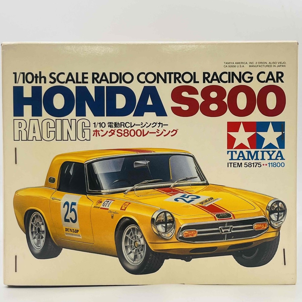 Tamiya 1/10 Scale Electric RC Racing Car Honda S800 Kit 58175