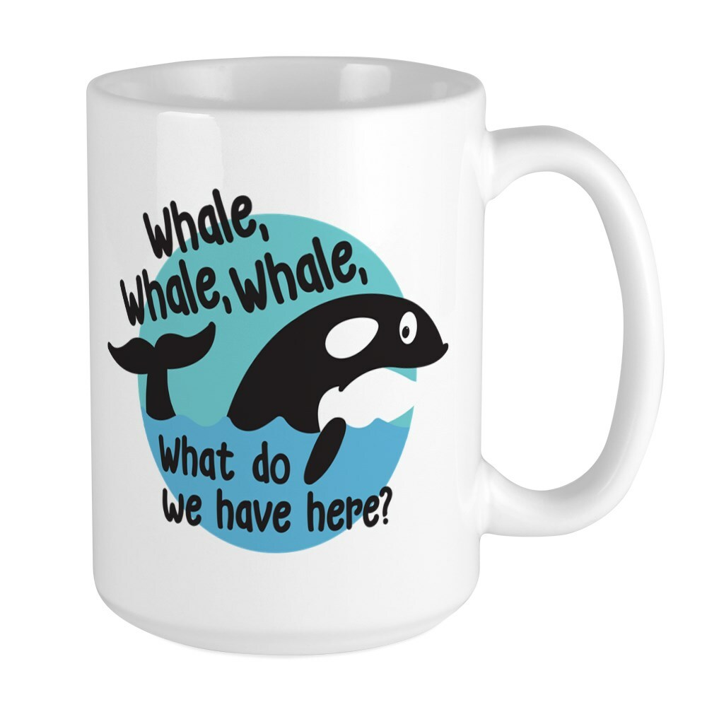 CafePress Whale Whale Whale Coffee Mug, Large 15 oz. White Coffee Cup (38851353)
