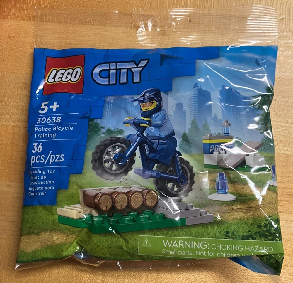 LEGO CITY Police Bicycle Training 30638 New Sealed Retired Set with Coupon-image
