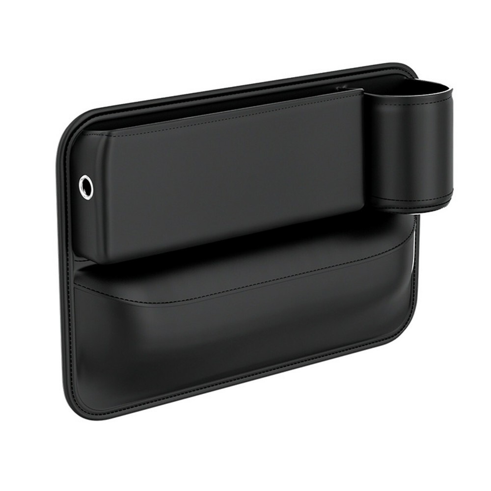 Right Side Car Seat Gap Filler Catcher Storage Bag Pocket Phone Key Cup Holder