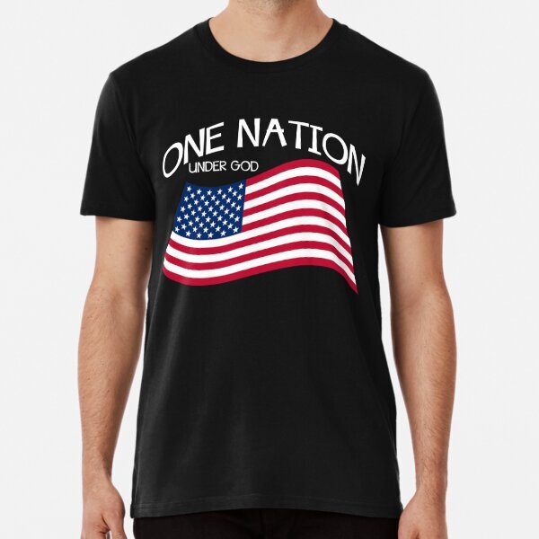 One Nation Under God Graphic Novelty Sarcastic T-Shirt S-5XL