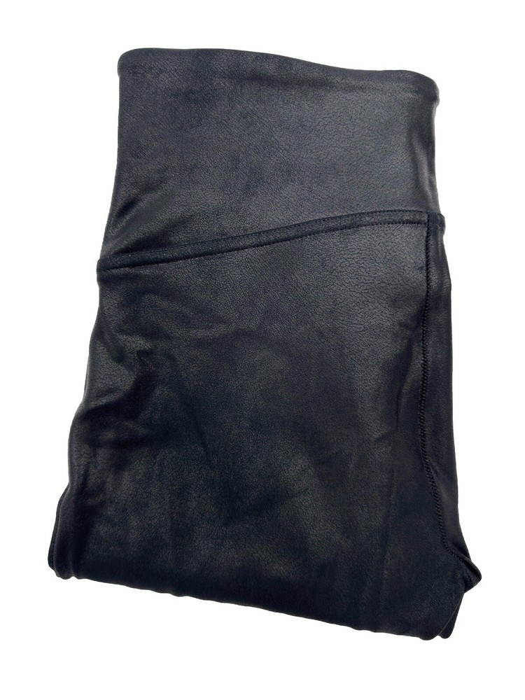 SPANX Faux Leather Leggings Women’s Size Medium Black