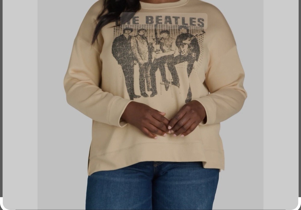 Beetles Embroidered Crewneck Sweatshirt for Men and Women