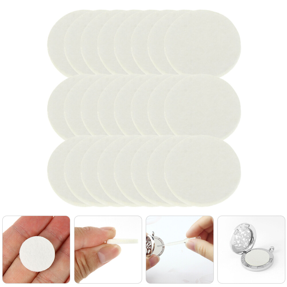 200-Piece Replaceable Aromatherapy Cotton Pads for Essential Oils - Super Absorbent